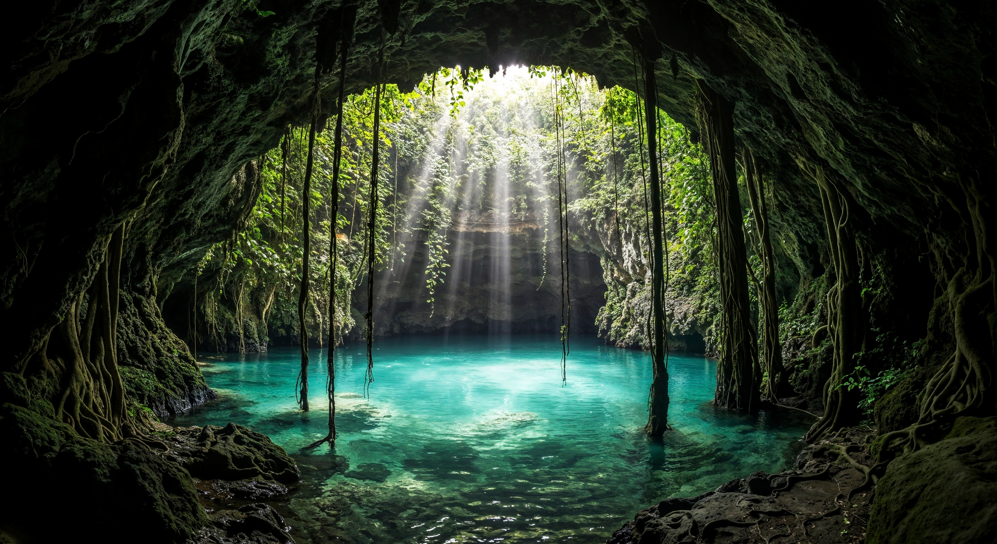 Cenote en Cancún, México | freepik