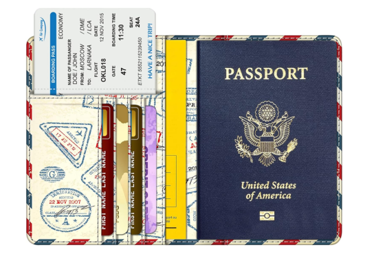 Fintie funda para pasaporte RFID - Amazon