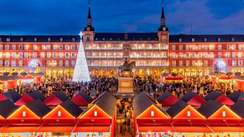 Mercado de Navidad de la Plaza Mayor de Madrid