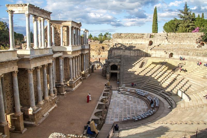 Teatro romano de Mérida, España - Viajándonos El Mundo