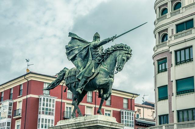 El Cid en Burgos, España