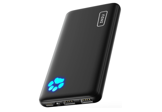 INIU Power Bank, Slimmest USB C Triple 3A de Alta Velocidad 10000mAh