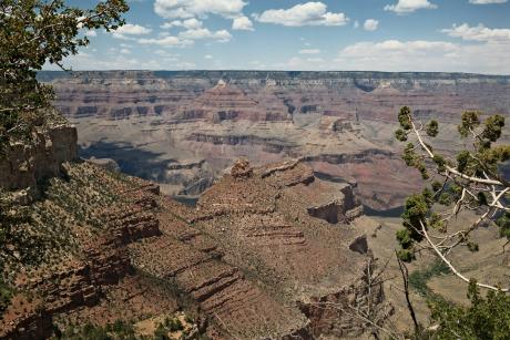 Vista panorámica del Gran Cañón en Arizona
