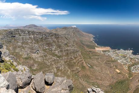 Table Mountain y la costa de Ciudad del Cabo