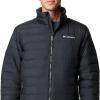Chaqueta acolchada Columbia Powder Lite II negra puesta